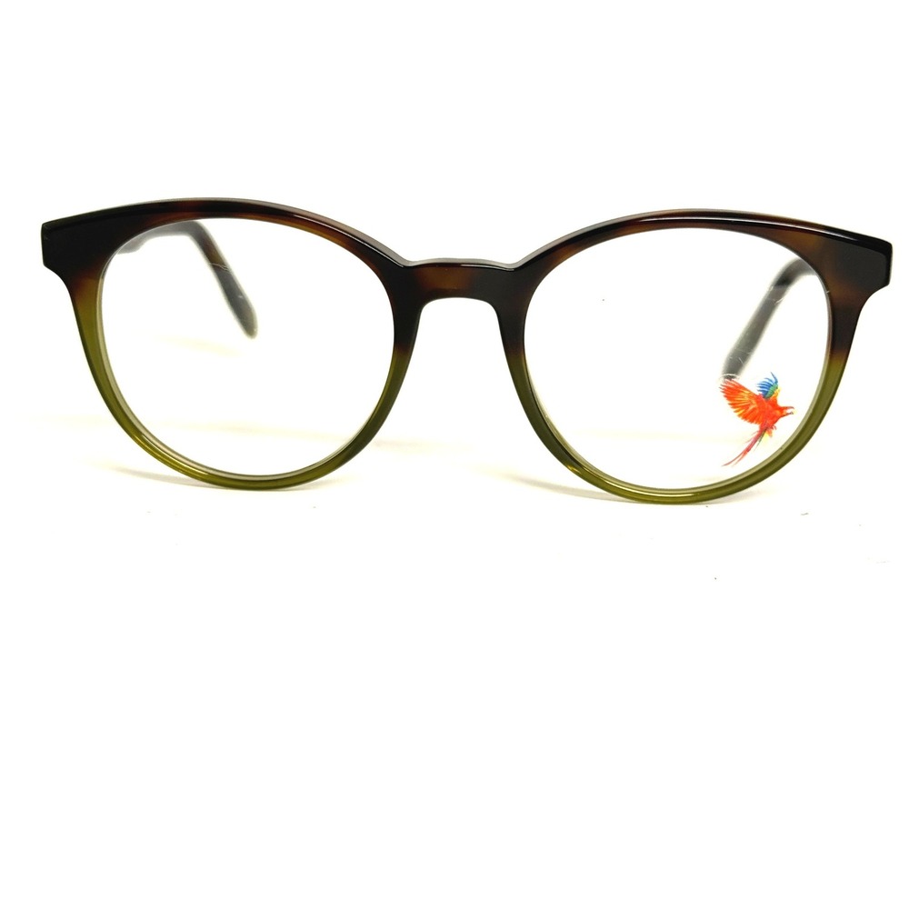 Maui Jim MJO2118-25SP Eyeglasses Tortoise Olive Green Round Frames 49-20-145